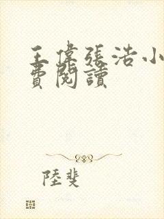 王伟张浩小说免费阅读封面