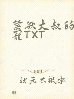 禁欲大叔的心尖宠TXT封面