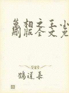 万相之王小说未删版全文免费阅读封面