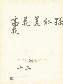 高义美红孙倩高义封面