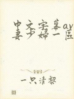 中文字幕av人妻少妇一区二区
