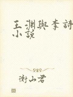 王渊与李诗涵的小说