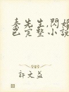 秦先生,闪婚而已完整小说