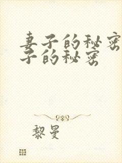 妻子的秘密 妻子的秘密