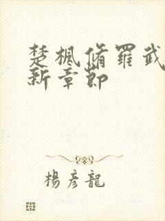 楚枫修罗武神全新章节