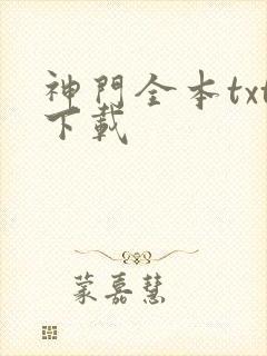 神门全本txt下载