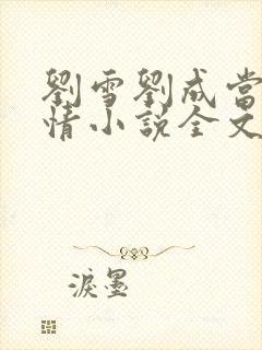刘雪刘成当代爱情小说全文免费笔趣阁