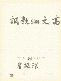 调教sm文高h