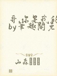 哥,你是我的了by笔趣阁免费阅读在线