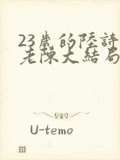 23岁的陆诗琪老陈大结局