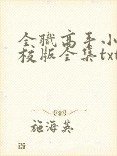 全职高手小说精校版全集txt