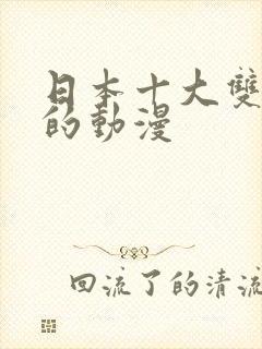 日本十大双男主的动漫