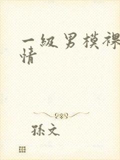 一级男模裸体激情