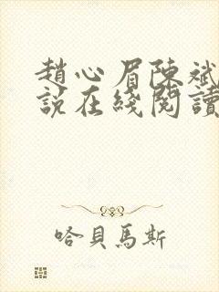 赵心眉陈斌的小说在线阅读