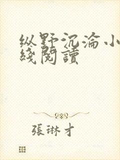 纵野沉沦小说在线阅读