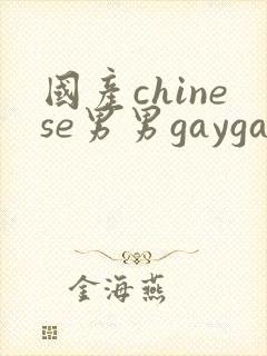 国产chinese男男gaygayvideo