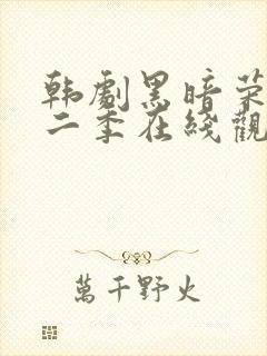 韩剧黑暗荣耀第二季在线观看