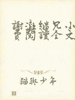 谢澈继兄小说免费阅读全文无弹窗