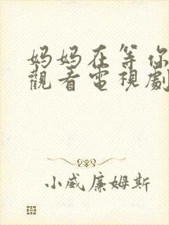 妈妈在等你免费观看电视剧第16集封面