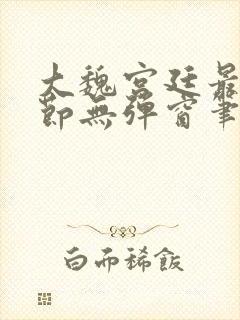大魏宫廷最新章节无弹窗笔趣阁