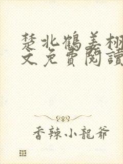 楚北鹤姜栩栩全文免费阅读笔趣阁封面