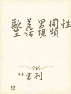 欧美男同性恋性生活视频