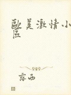 欧美激情小说一区