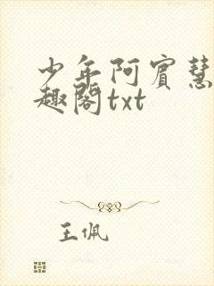 少年阿宾慧钰笔趣阁txt