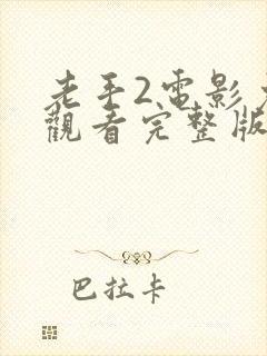 老手2电影免费观看完整版高清封面