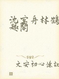 沈宴舟林鹤眠笔趣阁