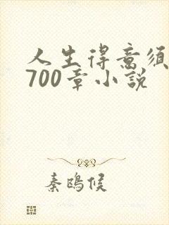 人生得意须尽欢700章小说