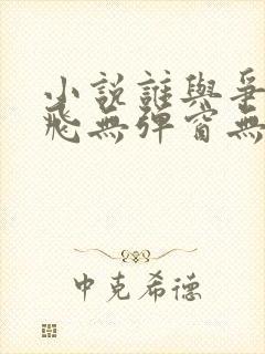 小说谁与争锋左飞无弹窗无广告封面