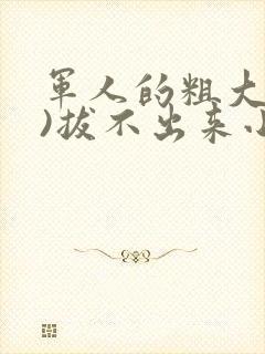 军人的粗大(h)拔不出来小说