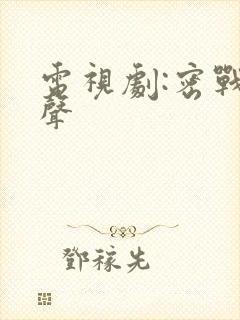 电视剧:密战无声