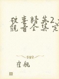 破事精英2免费观看全集完整版