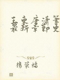 王东唐潇笔趣阁最新章节更新情况