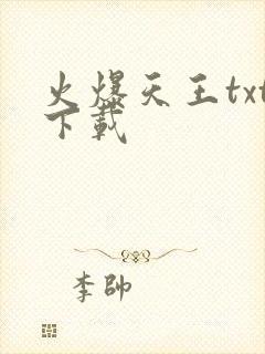 火爆天王txt下载