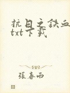 抗日之铁血军工txt下载