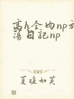 高h全肉np放荡日记np