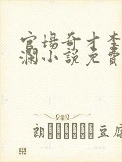 官场奇才李霖李澜小说免费阅读