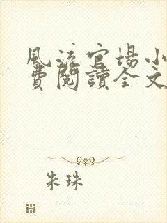 风流官场小说免费阅读全文无弹窗