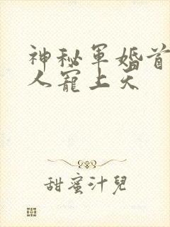 神秘军婚首长大人宠上天