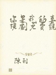 你是我的喜欢电视剧免费观看全集高清封面