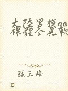 大陆男模gay裸体全见软件