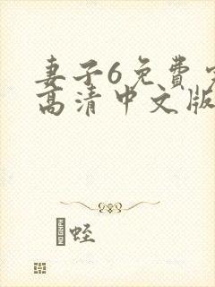 妻子6免费完整高清中文版,电视剧