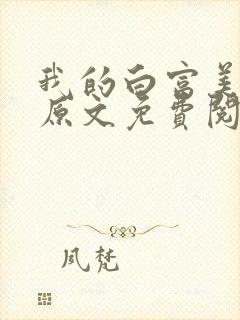 我的白富美老婆原文免费阅读封面