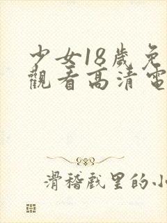 少女18岁免费观看高清电视剧动漫