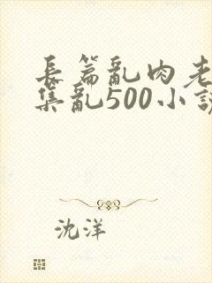 长篇乱肉老师合集乱500小说