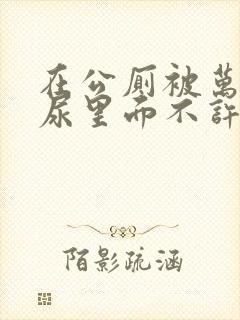 在公厕被万人C尿里面不许漏出来