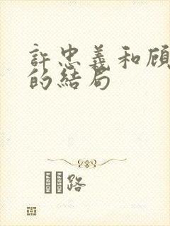 许忠义和顾雨菲的结局封面